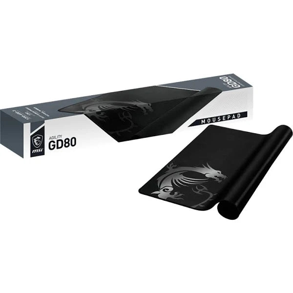 Gaming Mauspad MSI Agility GD80 (120 x 60 cm) Schwarz