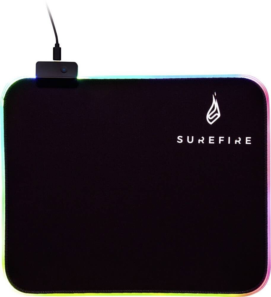 Gaming Mauspad mit Beleuchtung Surefire Silent Flight RGB-320 (32 x 26 cm)