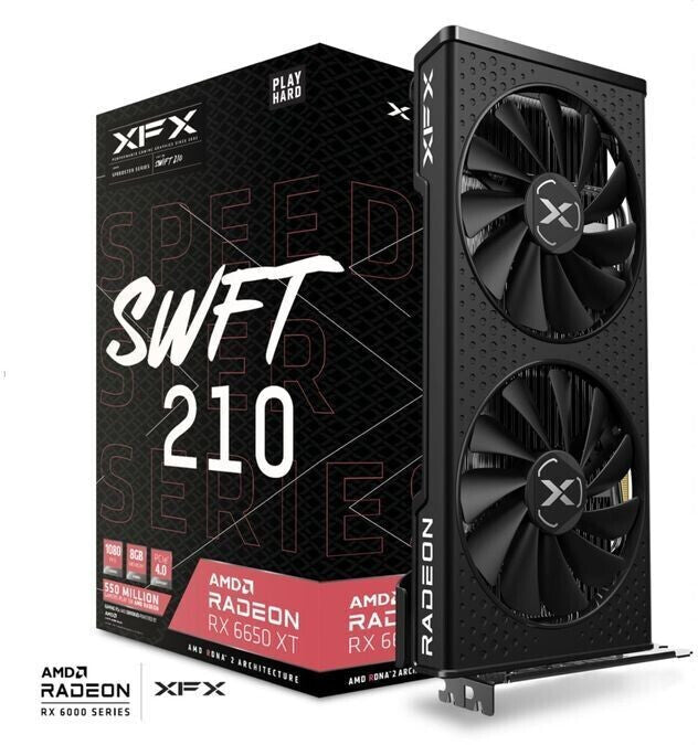 Single GPU Grafikkarte XFX Radeon RX 6650 XT Speedster SWFT210 8GB GDDR6